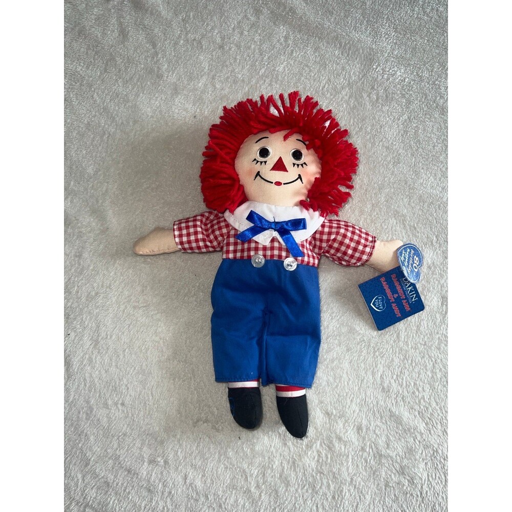 Vintage, 80th birthday raggedy Andy plushie